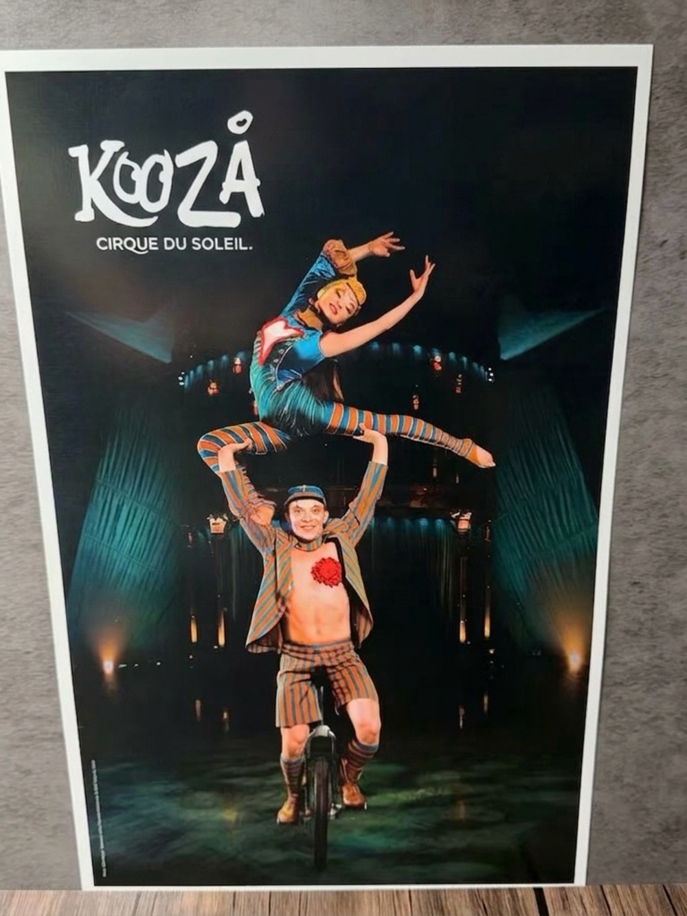 Cirque du Soleil KOOZÅ Official 11x17" Poster Print – Unicycle Duo Act